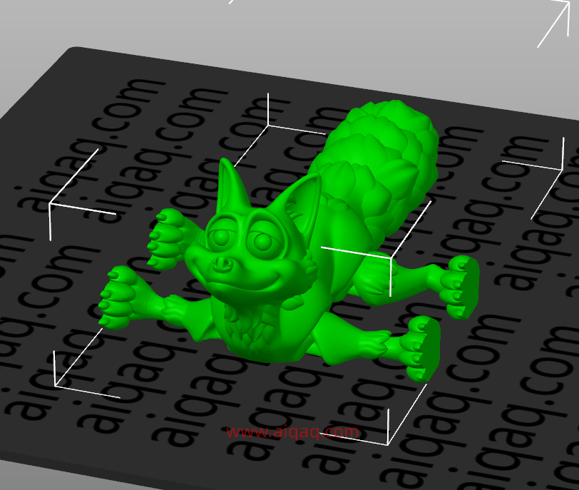 可活动狐狸-STL下载网_3D打印模型网_3D模型库_3D打印模型素材