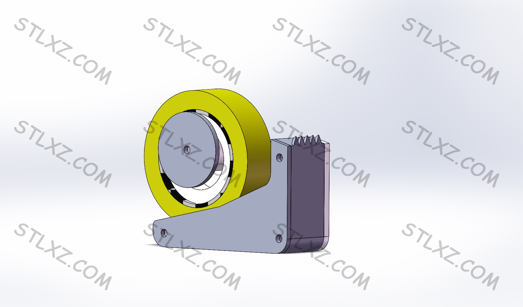 透明胶带切割底座-STL下载网_3D打印模型网_3D模型库_3D打印模型素材