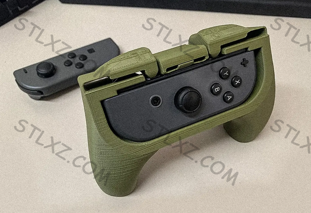 任天堂手柄 带触发按钮的 Joycon 控制器改装-STL下载网_3D打印模型网_3D模型库_3D打印模型素材