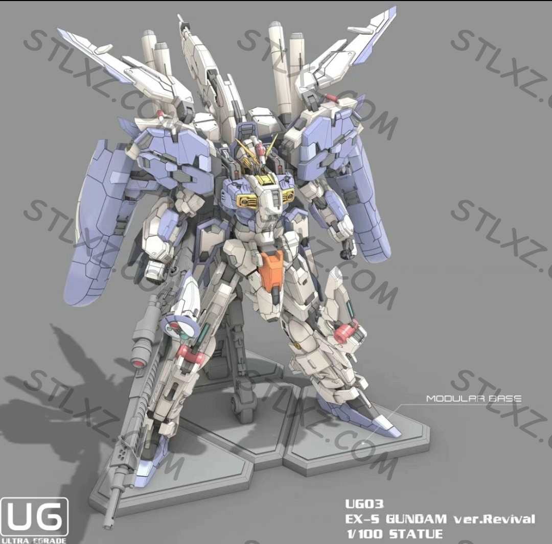 机动战士高达 UG03 EXS高达-STL下载网_3D打印模型网_3D模型库_3D打印模型素材