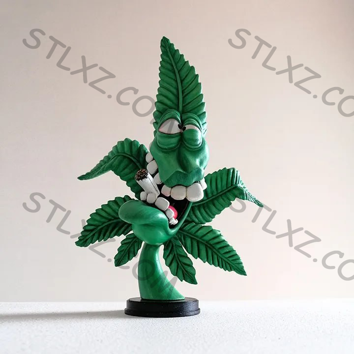 疯狂杂草  疯狂烟草-STL下载网_3D打印模型网_3D模型库_3D打印模型素材_3D打印机