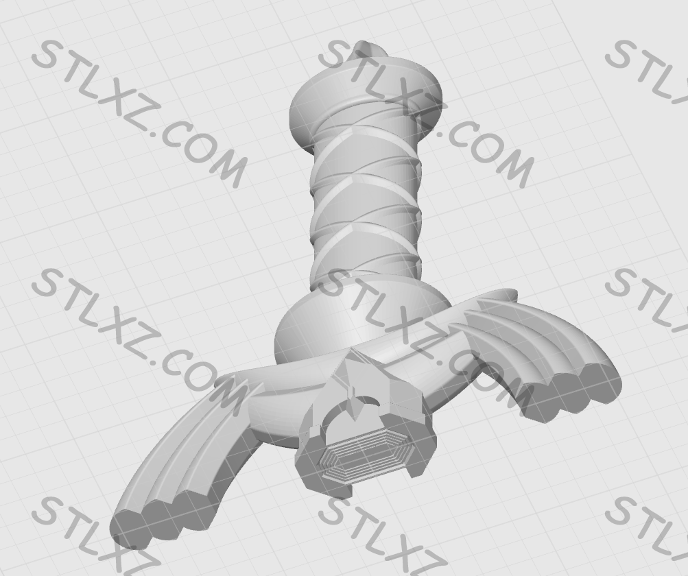 图片[2]-伸缩剑 大师剑  塞尔达-STL下载网_3D打印模型网_3D模型库_3D打印模型素材