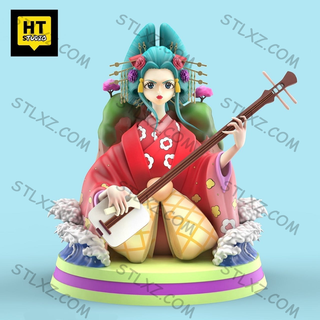 光月日和《航海王》海贼王-STL下载网_3D打印模型网_3D模型库_3D打印模型素材