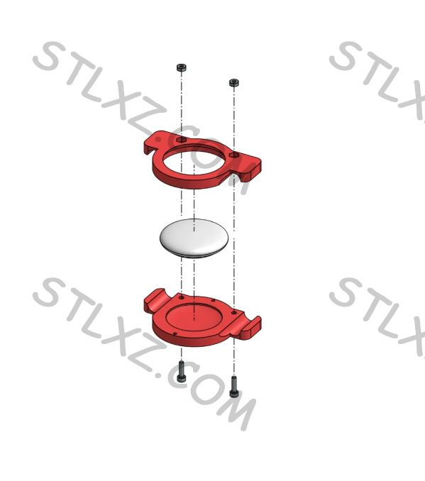 AirTag 自行车鞍座支架-STL下载网_3D打印模型网_3D模型库_3D打印模型素材