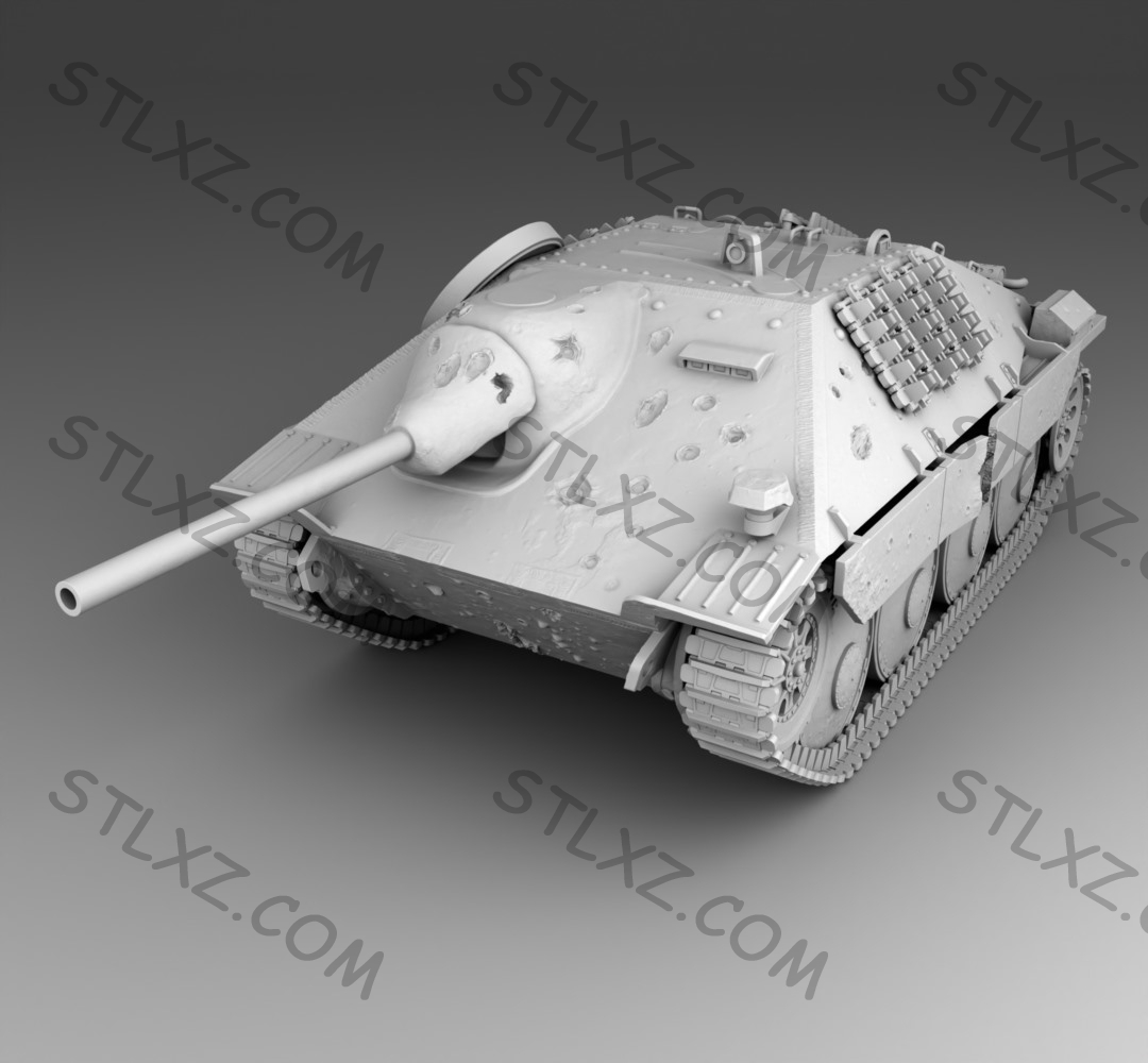 追猎者 (Hetzer)坦克歼击车-STL下载网_3D打印模型网_3D模型库_3D打印模型素材