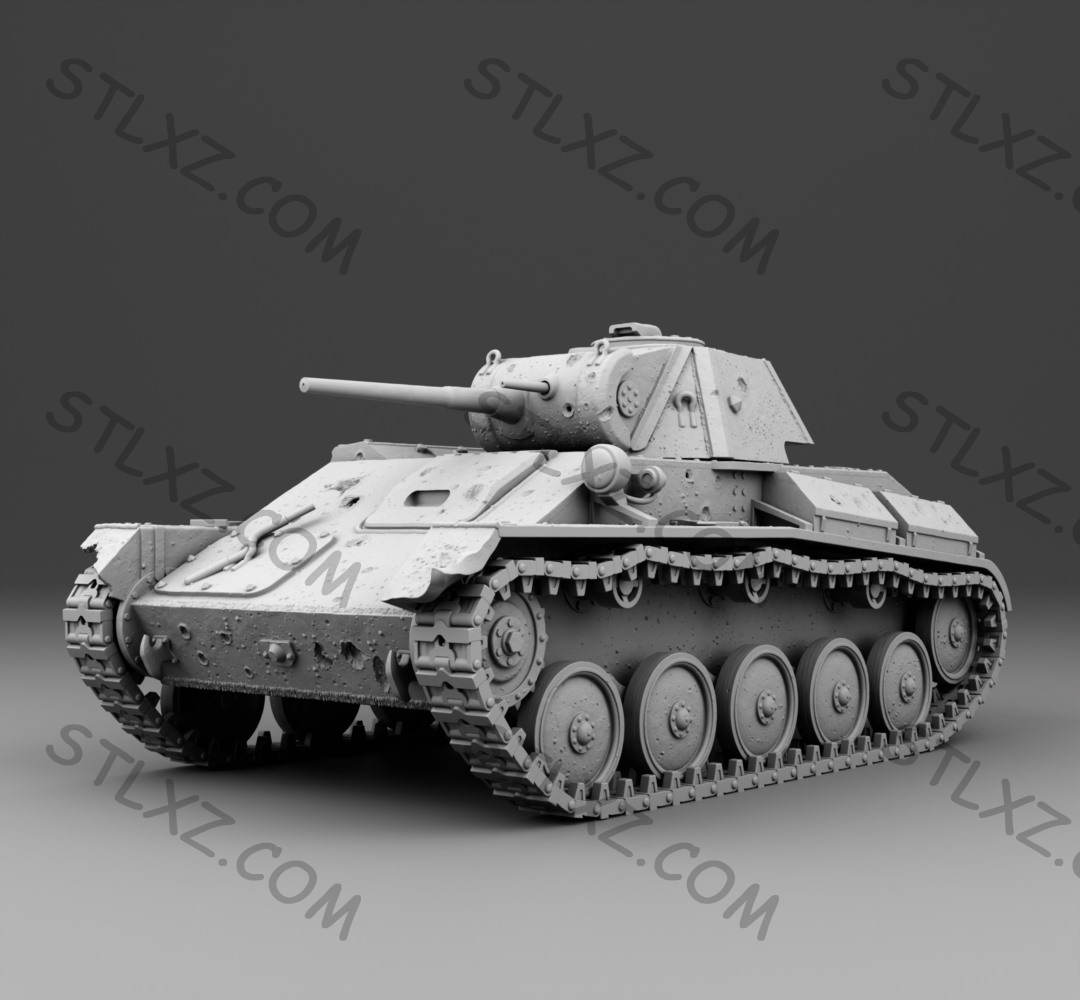 T-70轻型坦克-STL下载网_3D打印模型网_3D模型库_3D打印模型素材