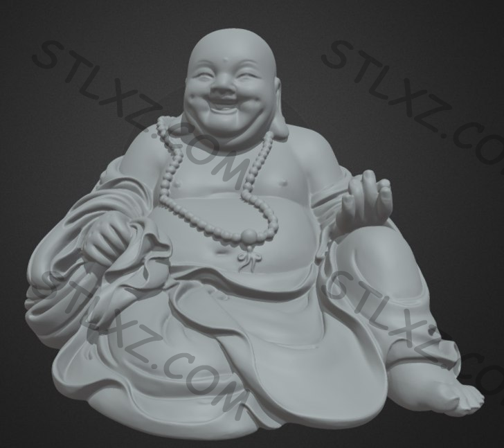 弥勒佛-STL下载网_3D打印模型网_3D模型库_3D打印模型素材