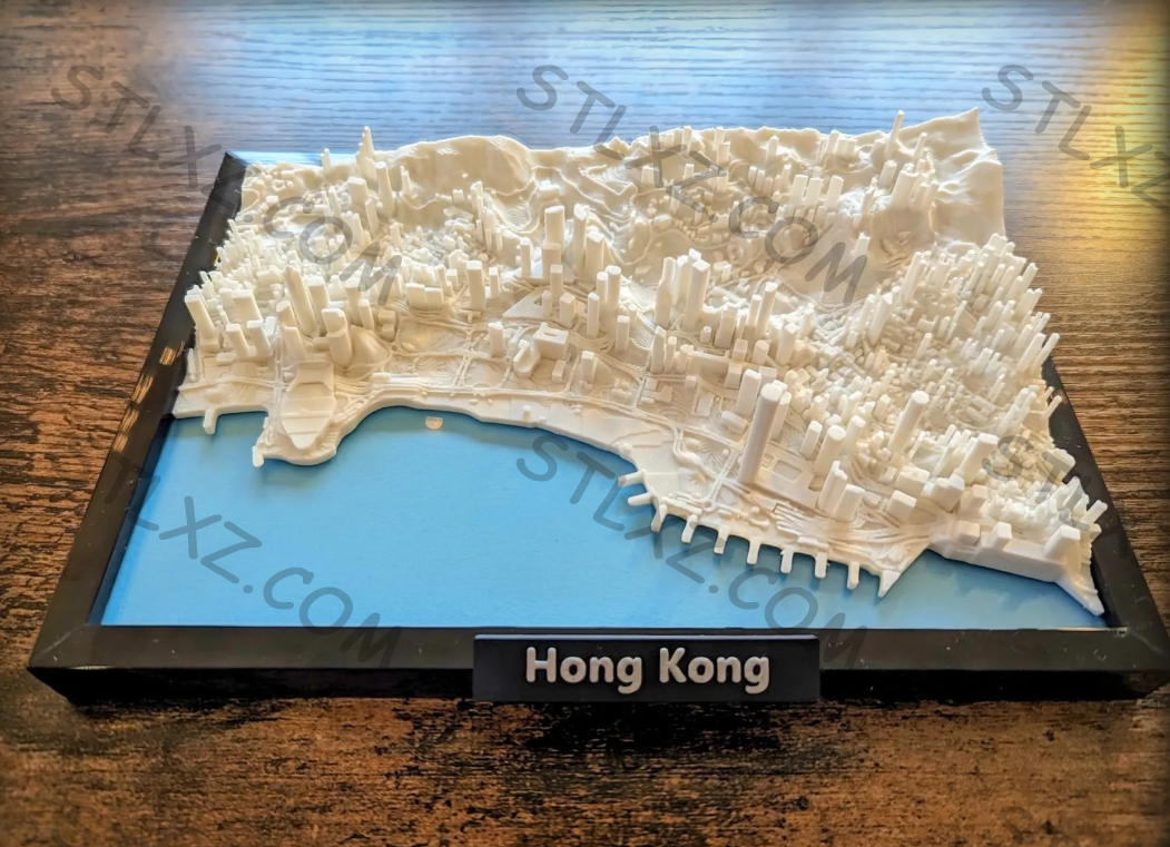 香港3D微缩模型-STL下载网_3D打印模型网_3D模型库_3D打印模型素材