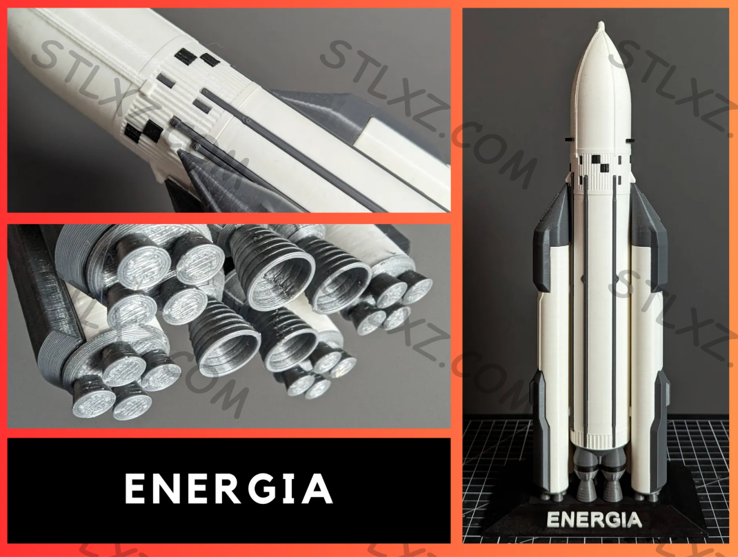 Energia， 1：200 比例发射器-STL下载网_3D打印模型网_3D模型库_3D打印模型素材