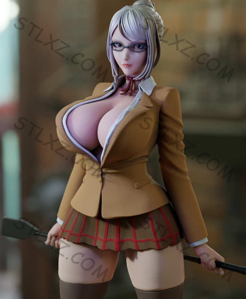 监狱学园 白木芽衣子 粉丝同人艺术画《Prison School》Meiko Shiraki-STL下载网_3D打印模型网_3D模型库_3D打印模型素材