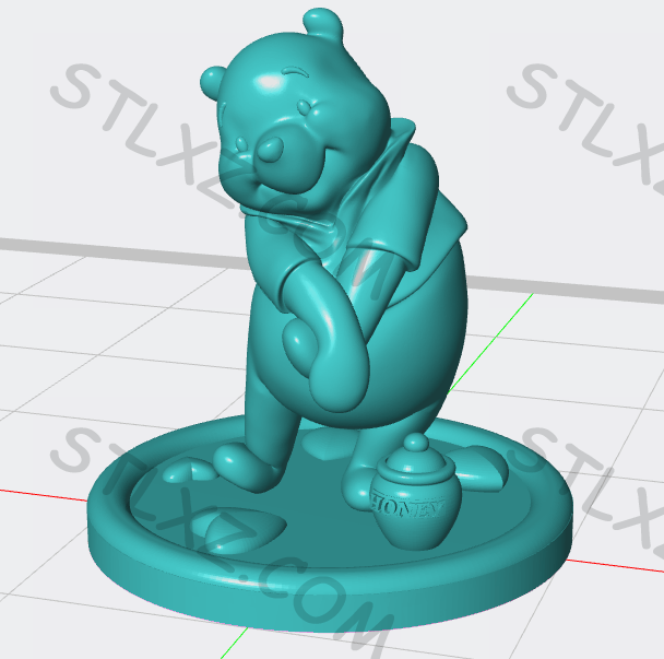 小熊维尼-STL下载网_3D打印模型网_3D模型库_3D打印模型素材