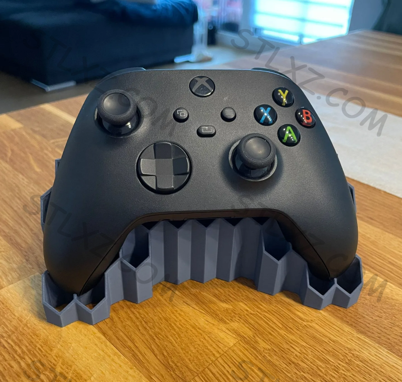 适用于 Xbox 的六边形手柄支架-STL下载网_3D打印模型网_3D模型库_3D打印模型素材