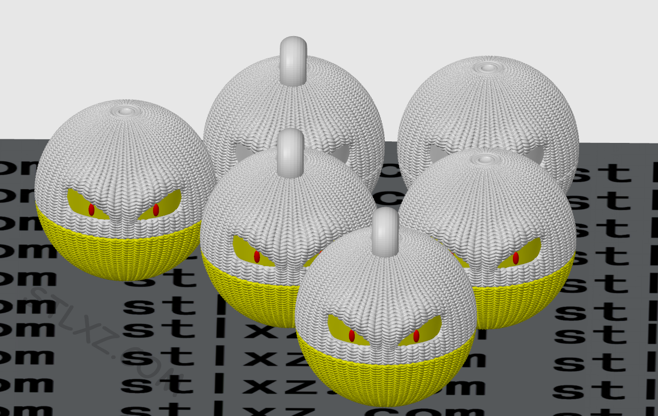 针织霹雳电球《宝可梦》钥匙扣-STL下载网_3D打印模型网_3D模型库_3D打印模型素材