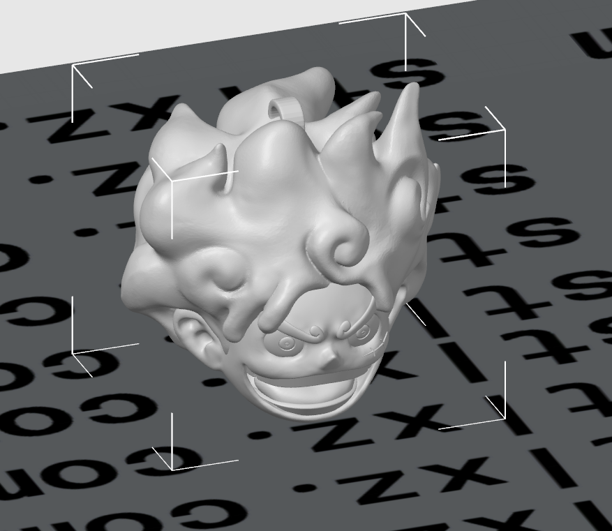 图片[2]-尼卡路飞 钥匙扣  海贼王-STL下载网_3D打印模型网_3D模型库_3D打印模型素材