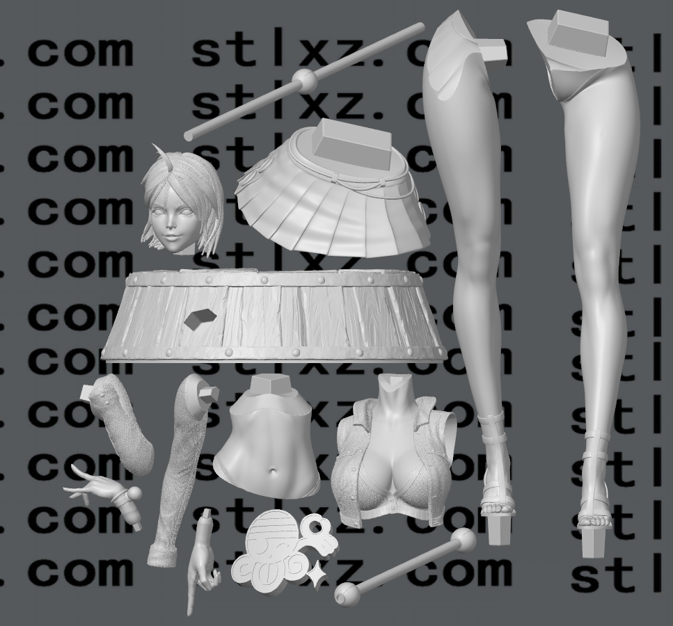 图片[2]-娜美 海贼王 V11-STL下载网_3D打印模型网_3D模型库_3D打印模型素材