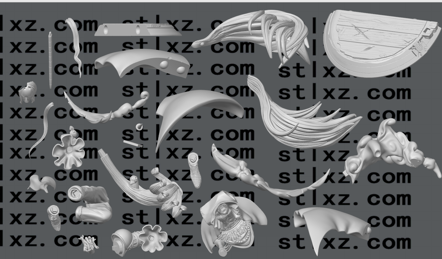 图片[4]-巴兹尔·霍金斯《航海王》-STL下载网_3D打印模型网_3D模型库_3D打印模型素材