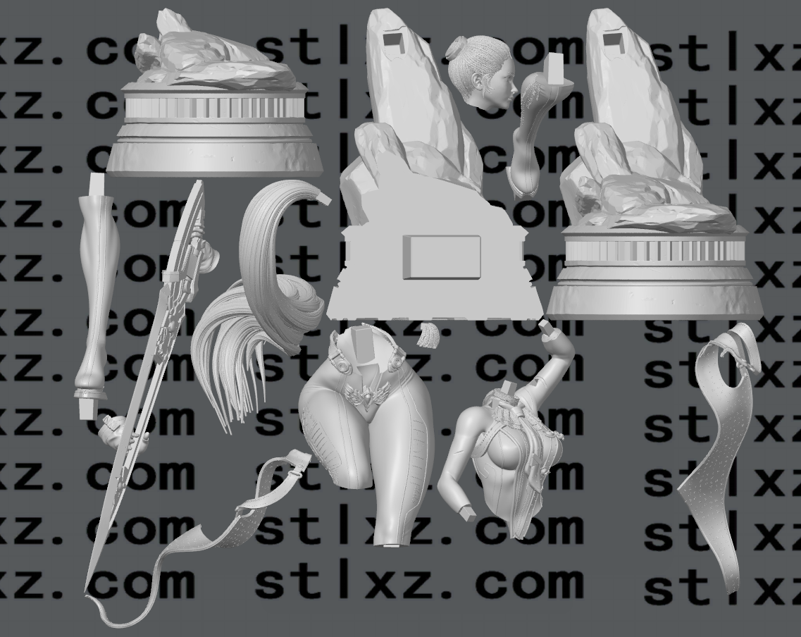 图片[11]-《星刃》主角Eve    V1-STL下载网_3D打印模型网_3D模型库_3D打印模型素材