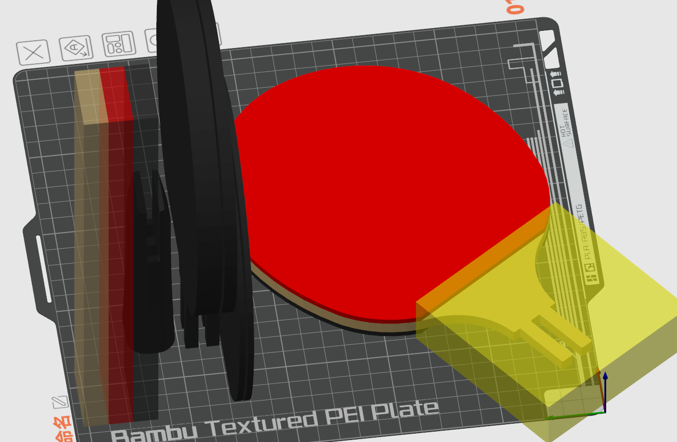 乒乓球拍-STL下载网_3D打印模型网_3D模型库_3D打印模型素材