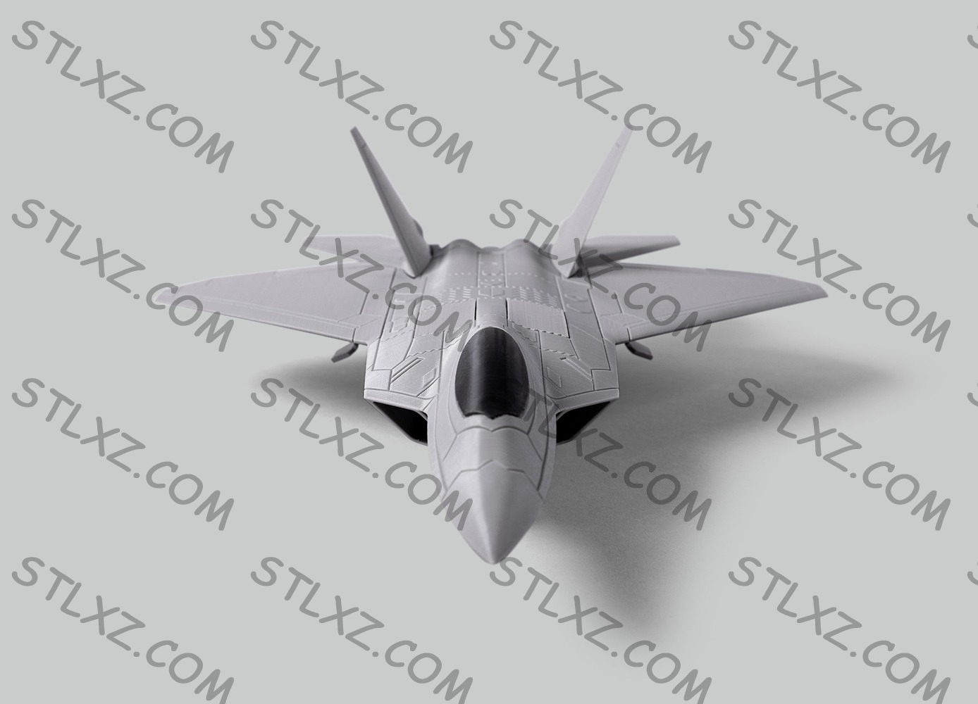 fab365 F-22  F22猛禽-STL下载网_3D打印模型网_3D模型库_3D打印模型素材