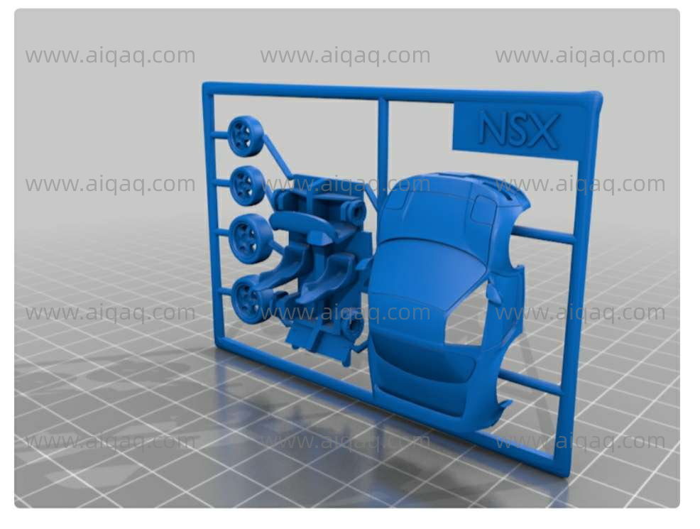 Q版本田NSX-STL下载网_3D打印模型网_3D模型库_3D打印模型素材