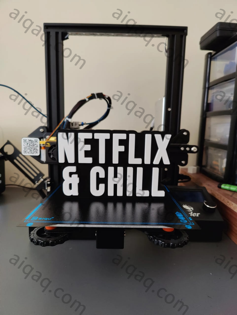 Netflix   logo   奈飞-STL下载网_3D打印模型网_3D模型库_3D打印模型素材