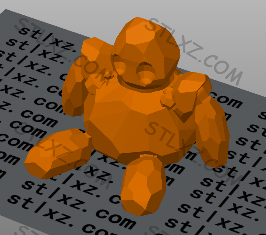 傀儡人 一体打印可活动-STL下载网_3D打印模型网_3D模型库_3D打印模型素材