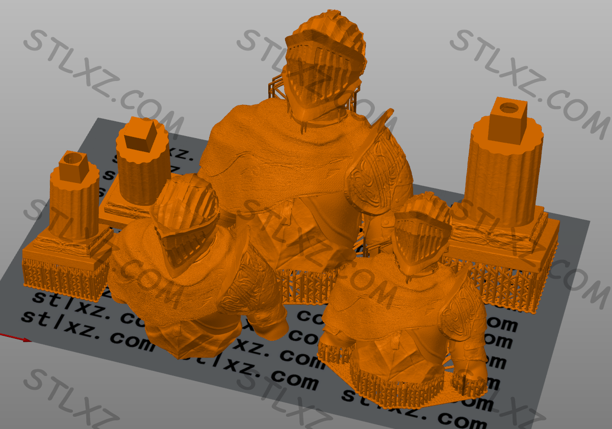 被抛弃者的探索者阿尔瓦 胸像-STL下载网_3D打印模型网_3D模型库_3D打印模型素材